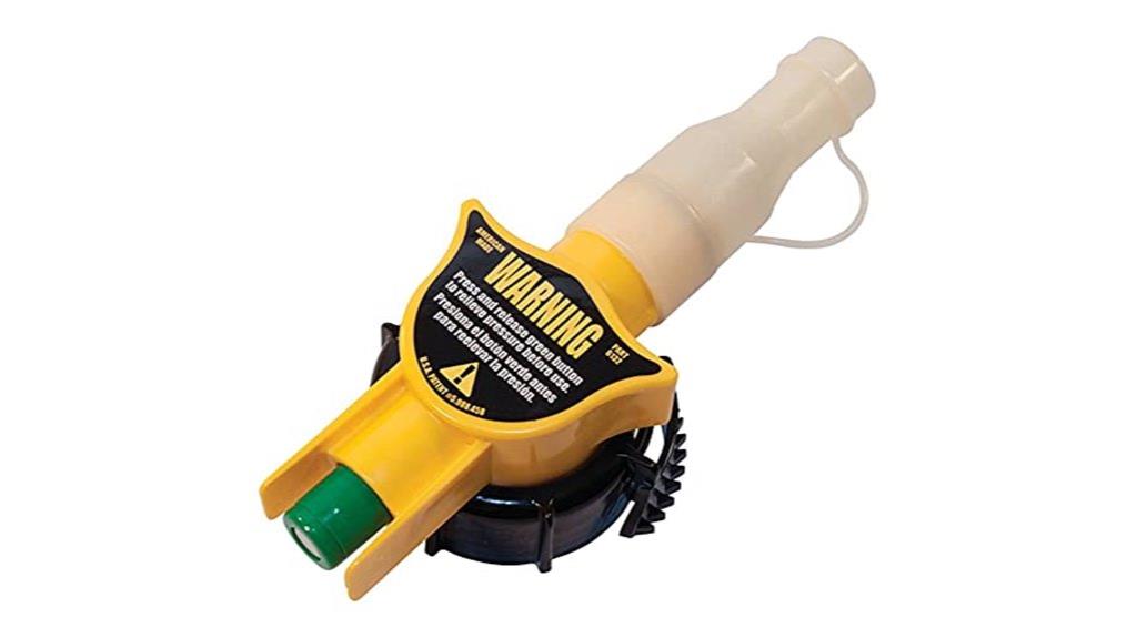 no spill fuel can nozzle