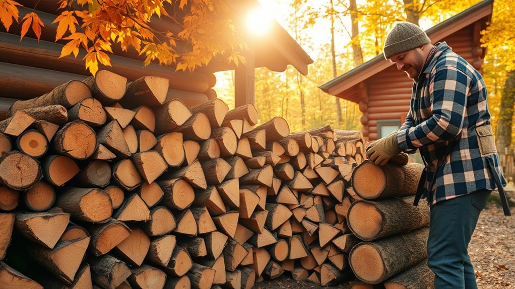 optimal firewood harvest timing