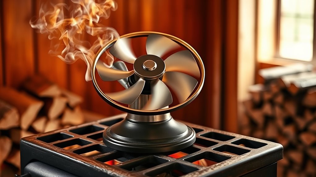 optimal stove fan placement
