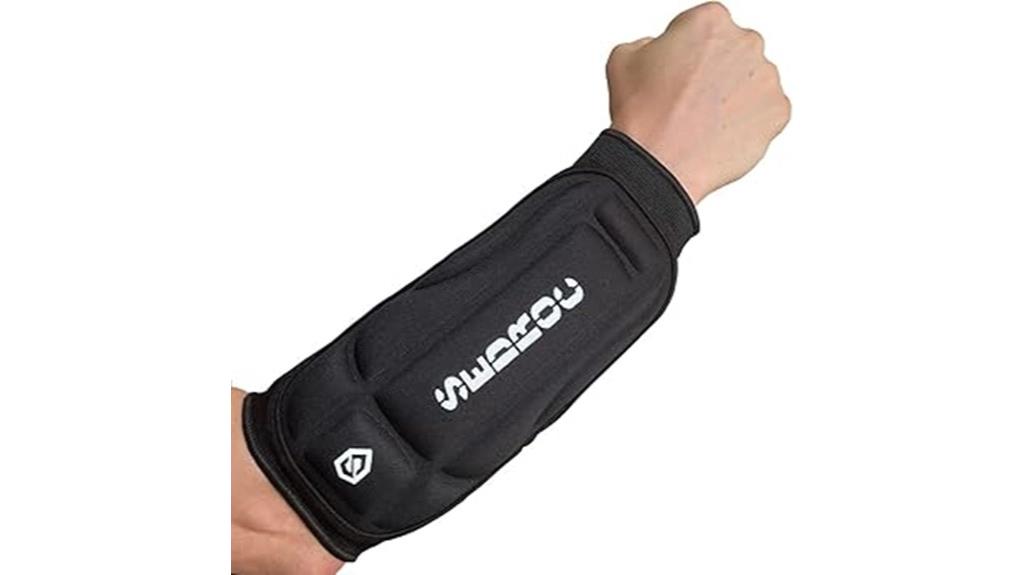 padded forearm sleeve pair