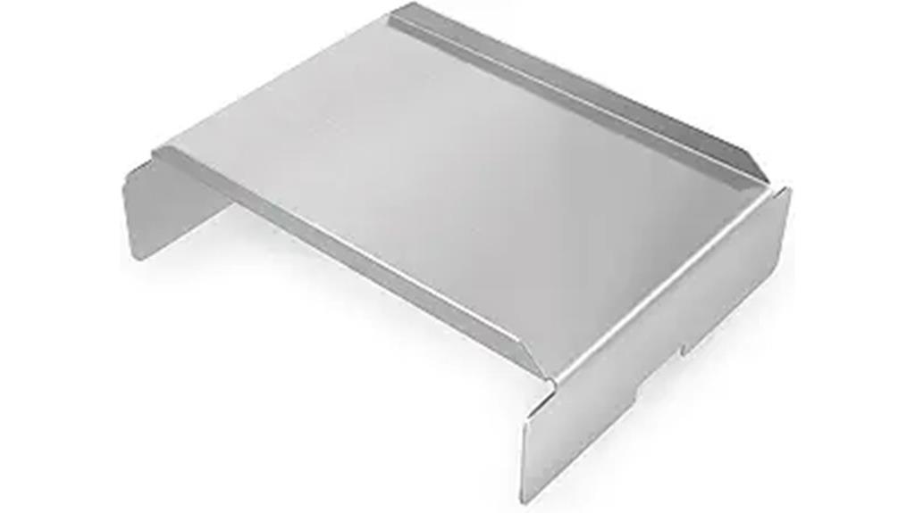pellet smoker heat shield