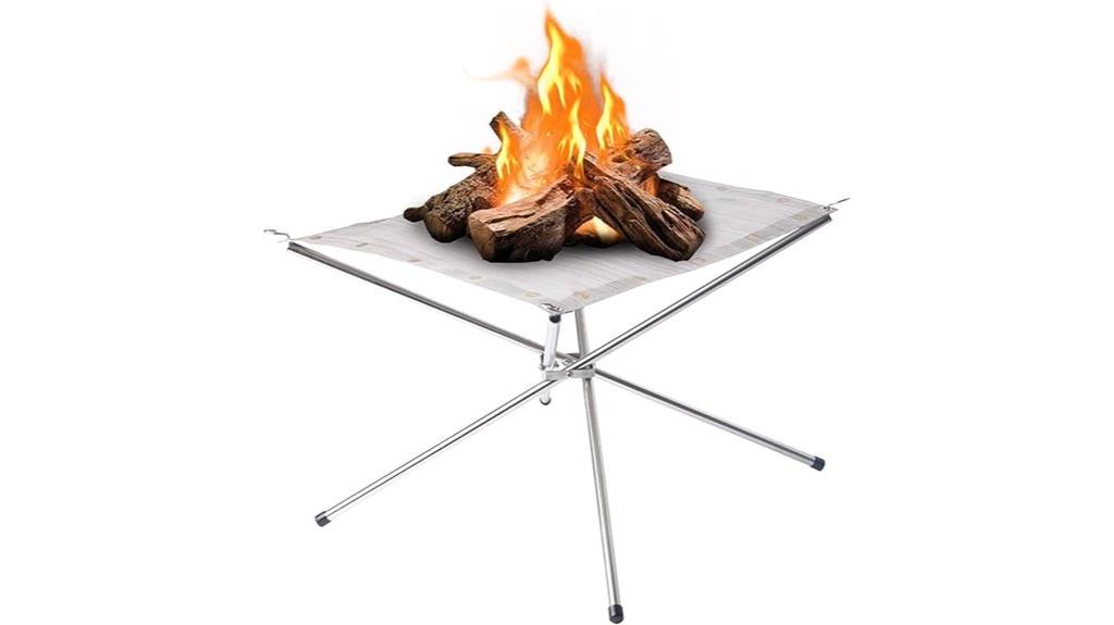 portable 16 5 inch fire pit