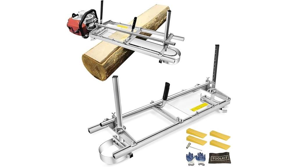 portable 36 inch chainsaw mill