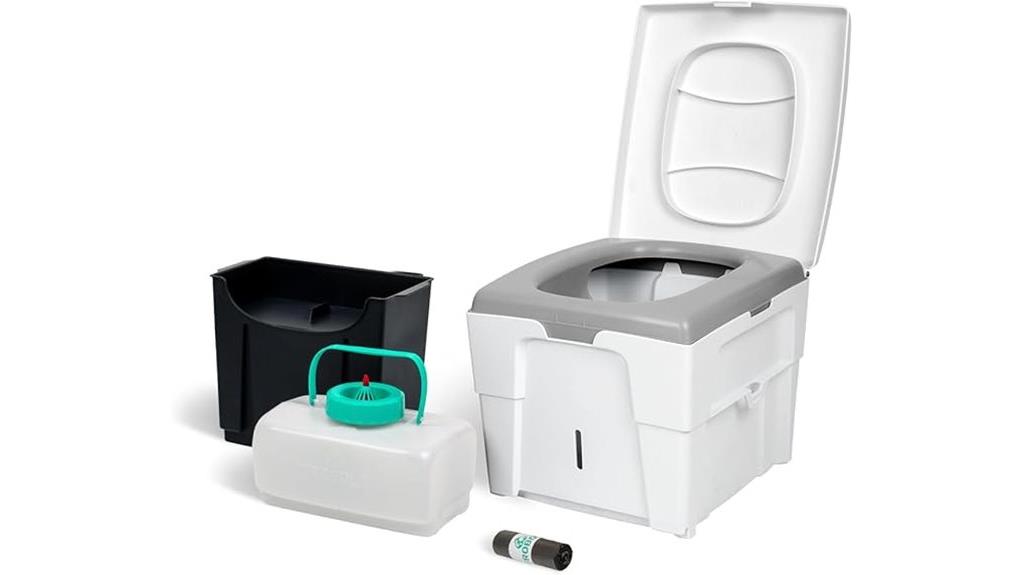 portable camping composting toilet