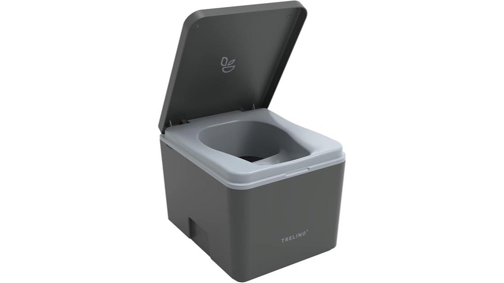portable camping composting toilet