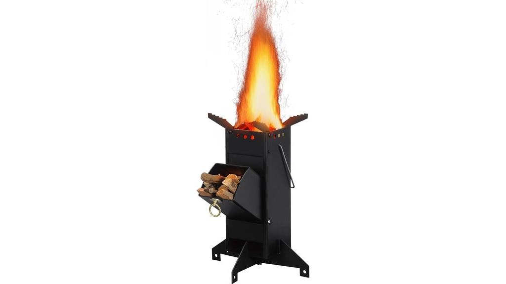 portable camping rocket stove