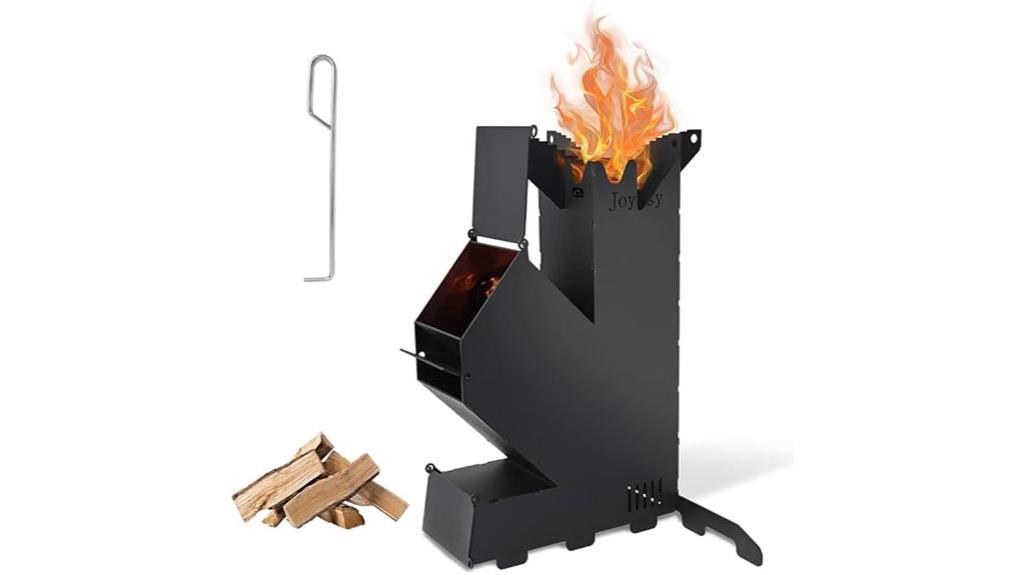portable camping wood stove