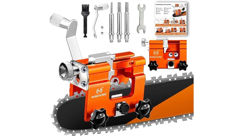 portable chainsaw sharpening kit
