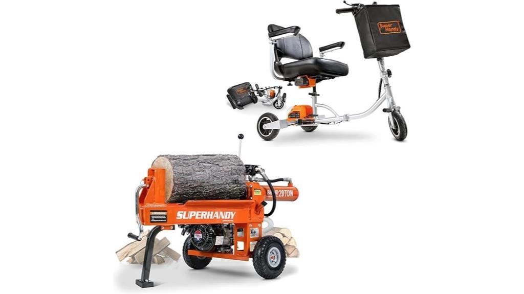 portable log splitter bundle
