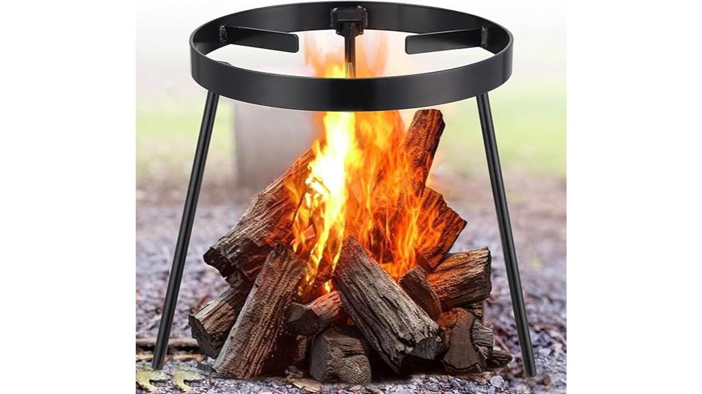 portable outdoor cooking setup