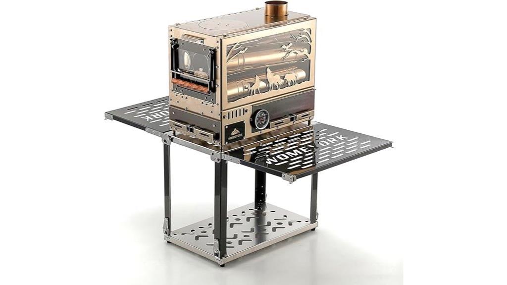 portable outdoor tent stove