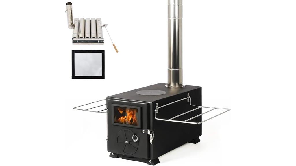 portable outdoor tent stove