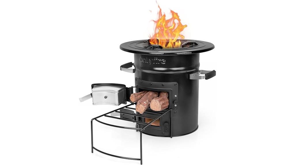 portable outdoor wood stove