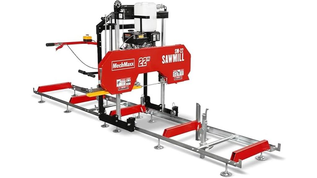 portable sawmill for lumber
