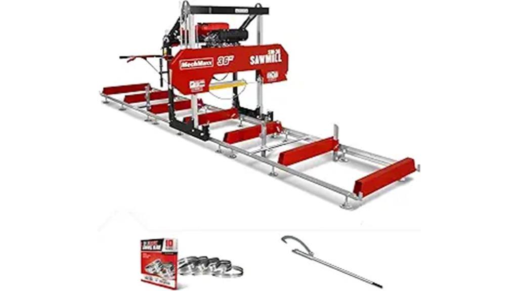 portable sawmill for lumber
