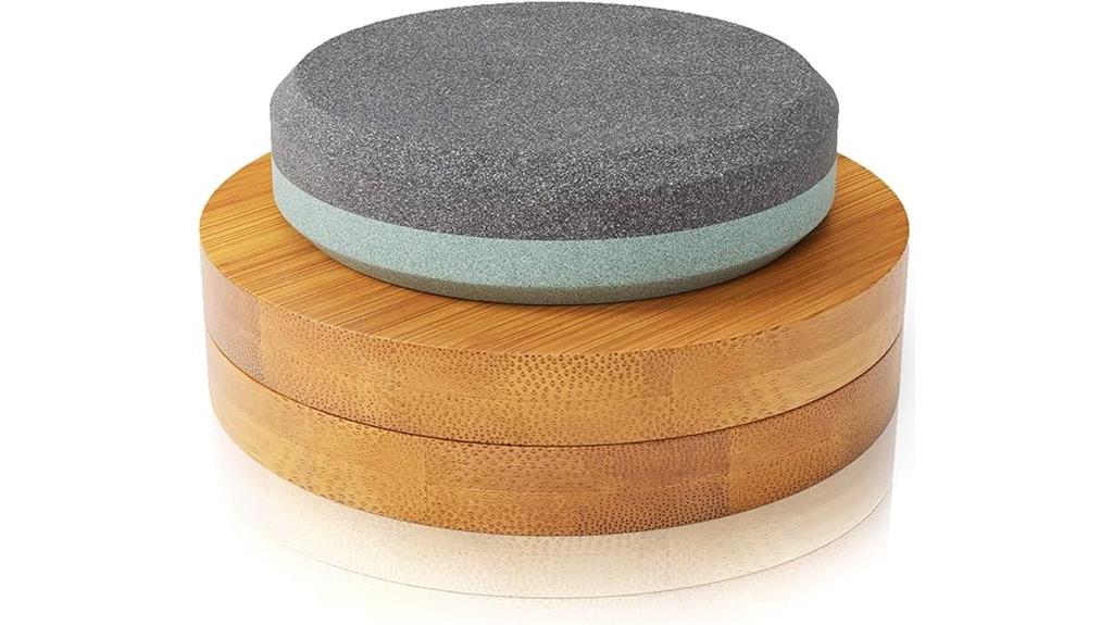 portable sharpening stone disk