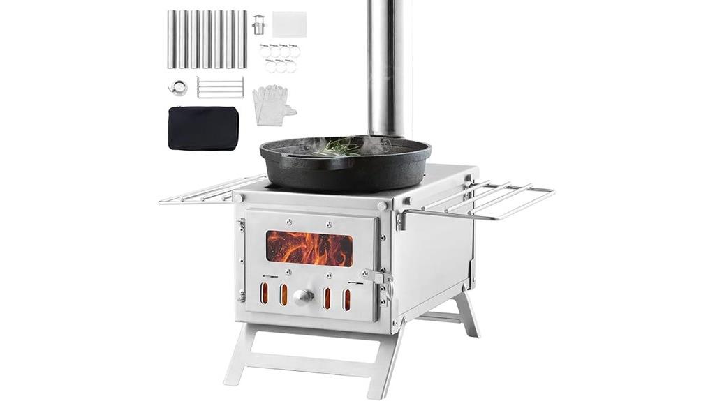 portable stainless steel stove