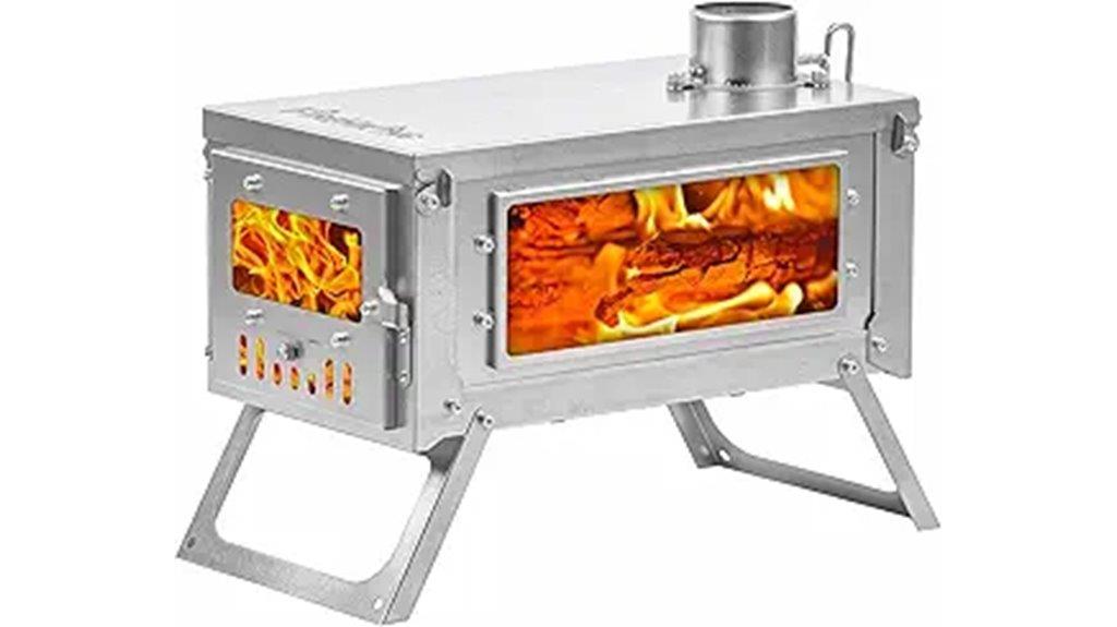 portable titanium camping stove