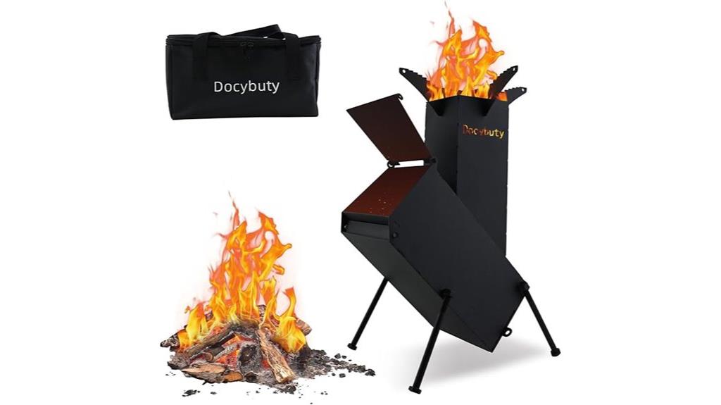 portable wood camp stove