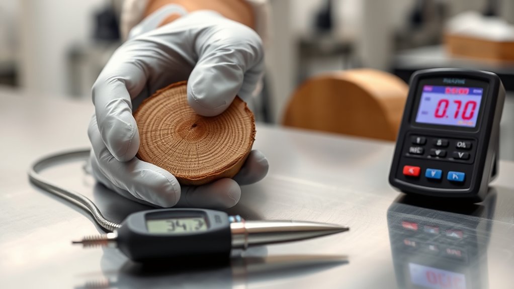 precise wood sample preparation