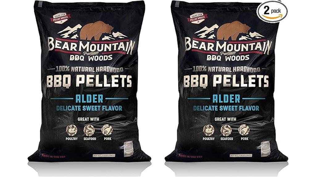 premium alder hardwood pellets