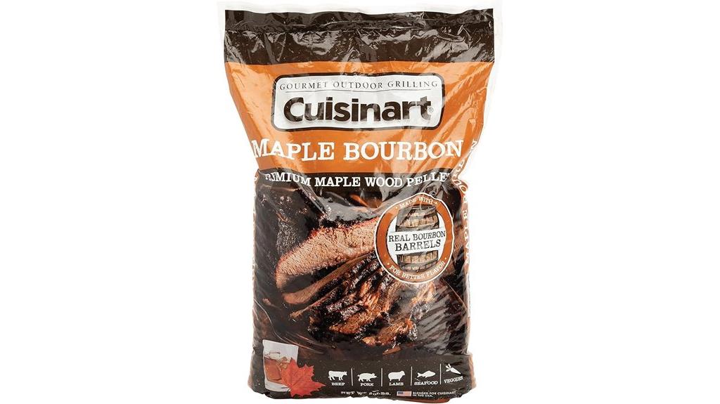 premium maple bourbon pellets