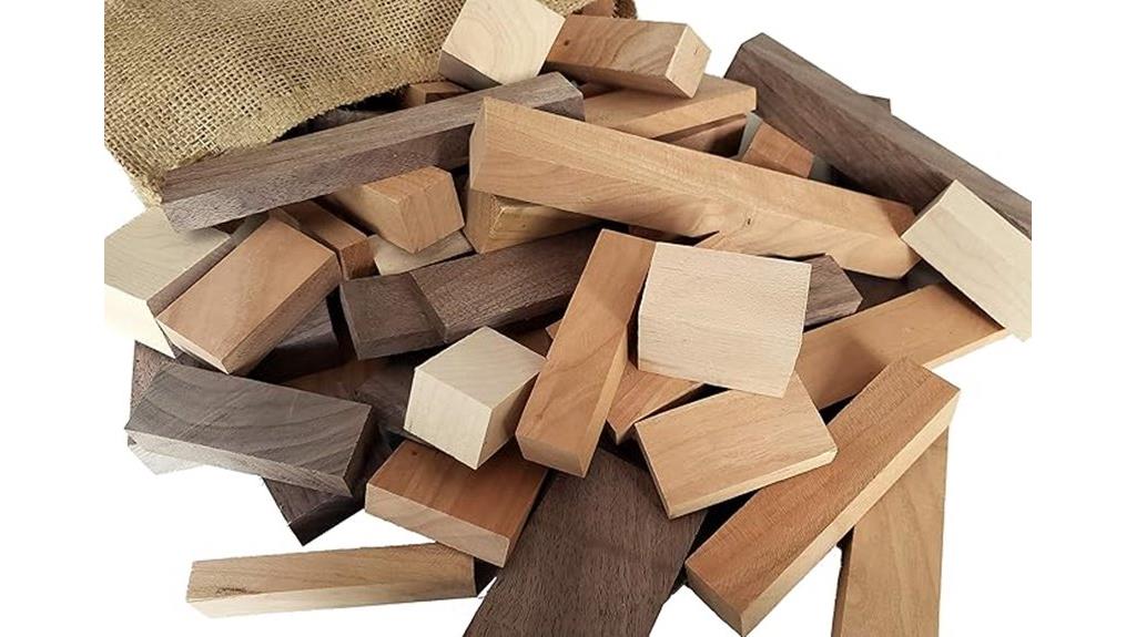 premium natural hardwood blocks