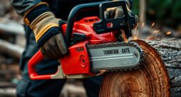 preventing chain saw kickbacks