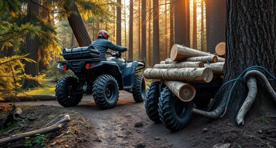 proper atv log skidding techniques