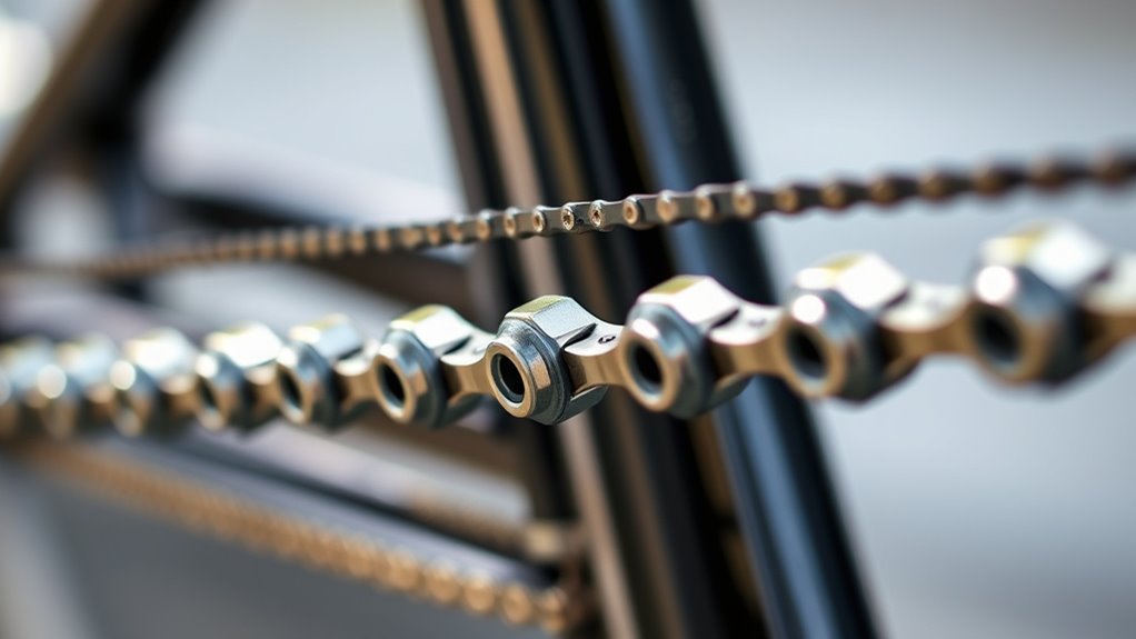 proper chain tension and lubrication