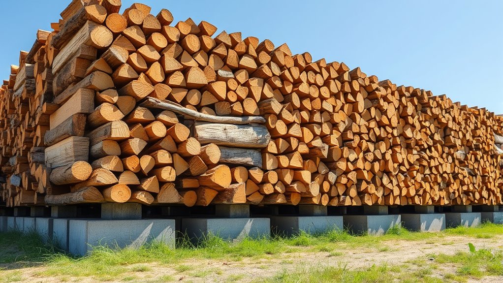 proper firewood stacking techniques