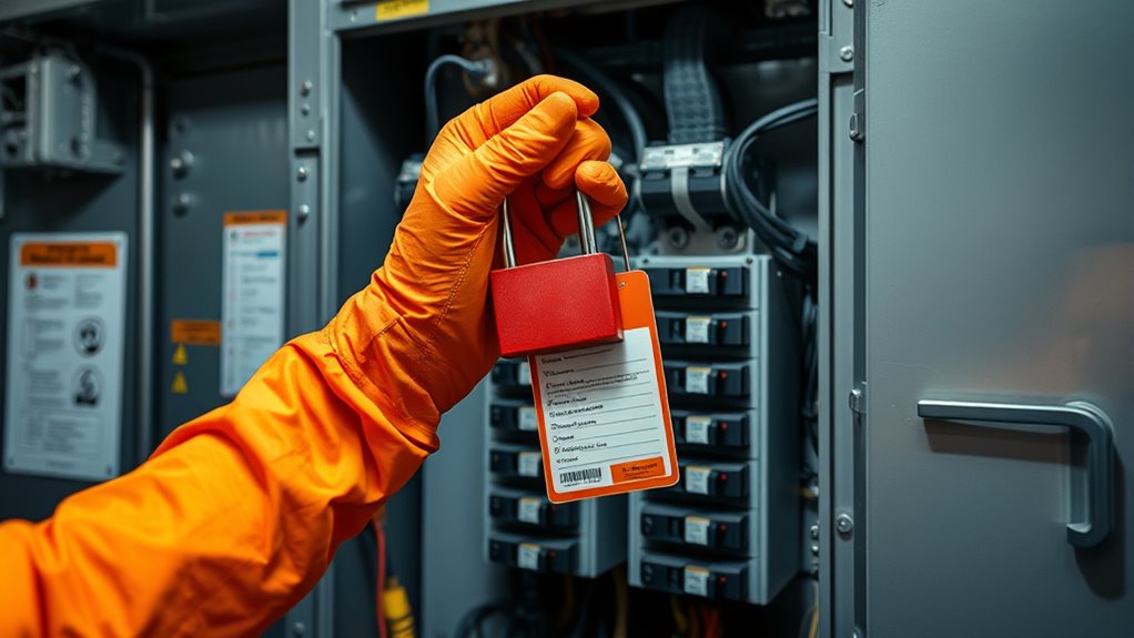 proper lockout tagout preparation