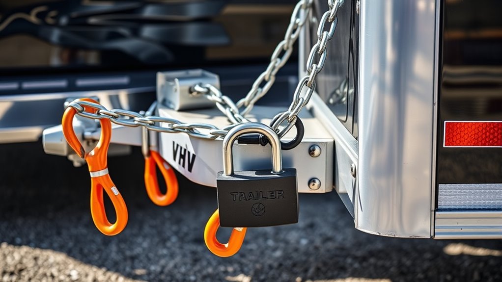proper safety chain connection