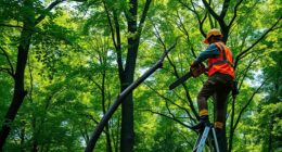proper small tree cutting