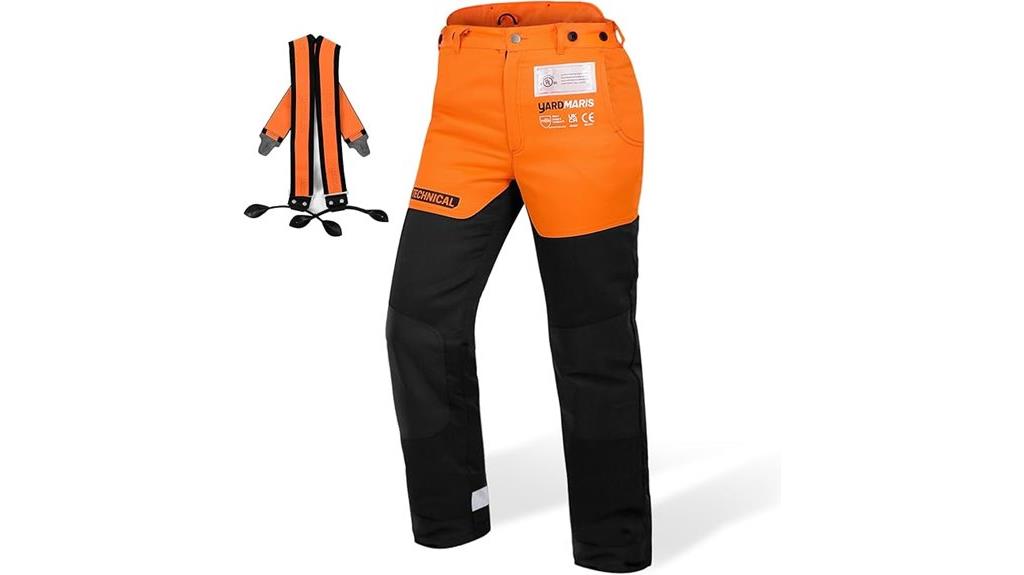 protective chainsaw trousers
