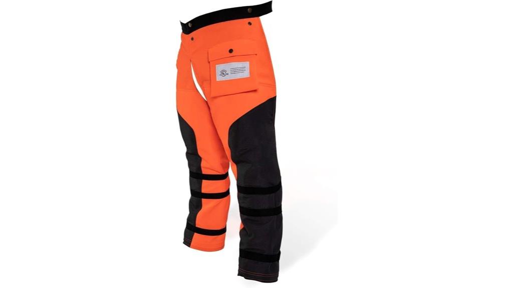protective loggers chain apron