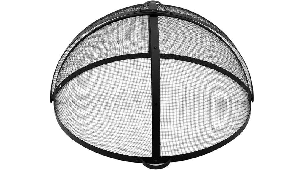protective mesh for fire pit