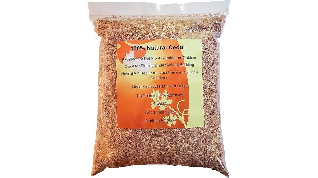 pure cedar mulch chips