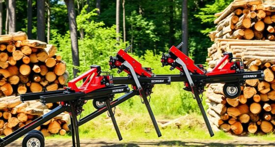 quick cycle time log splitters