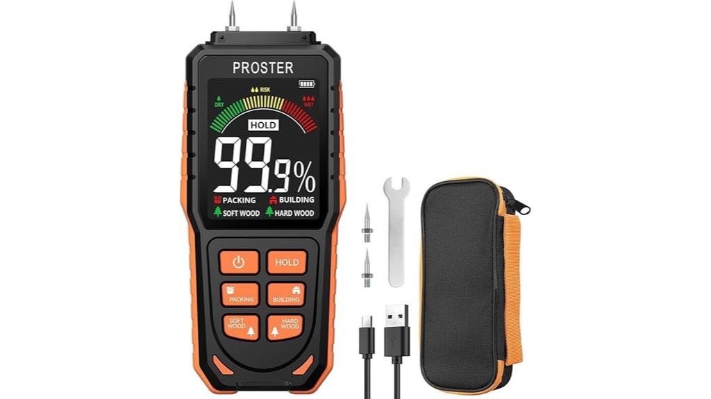 rechargeable moisture meter