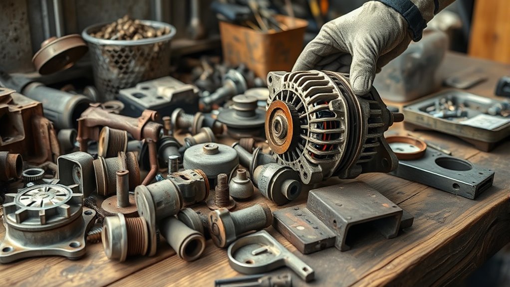 recycled parts inspection verification