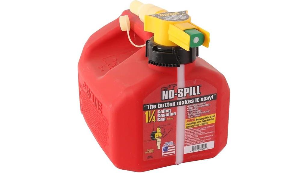 red 1 25 gallon gas can