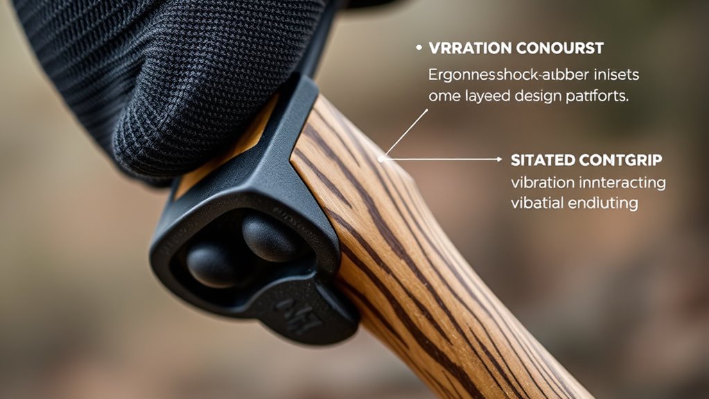 reduce axe vibration impact