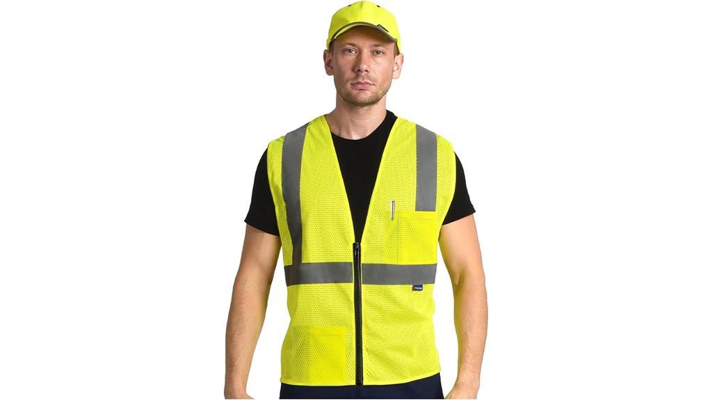 reflective vest with pockets