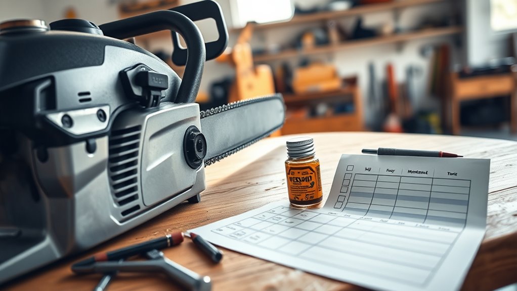 regular chain sharpening schedule