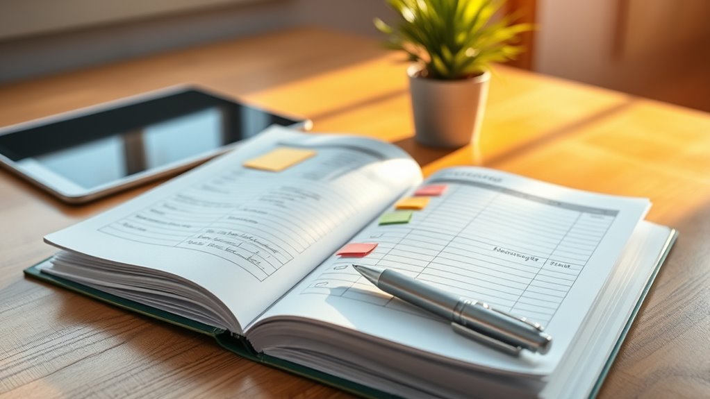 regularly review and organize