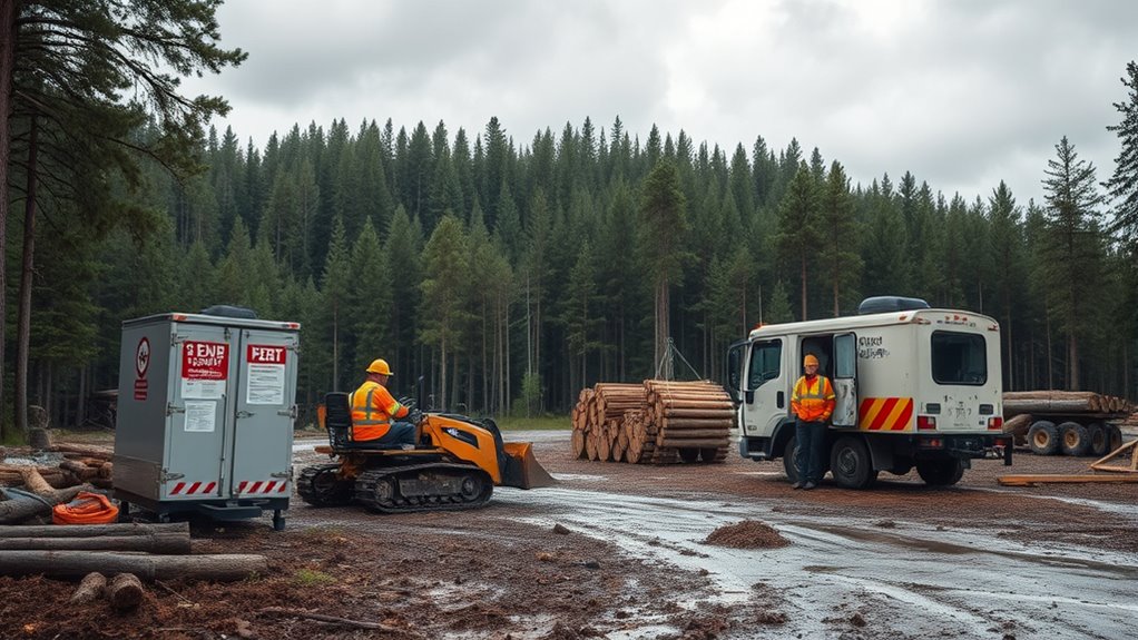 remote mobile logging safety