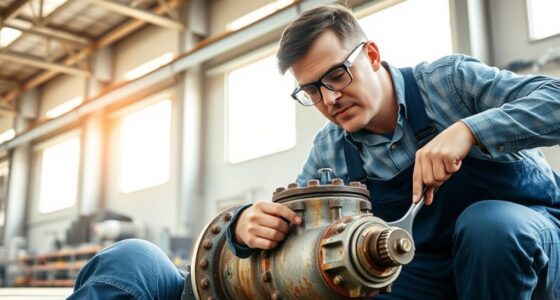 repairing a stuck valve