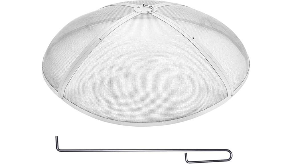 round steel fire screen