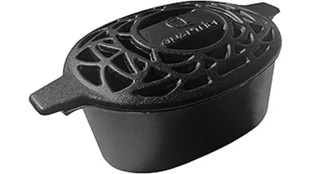 rust resistant cast iron steamer